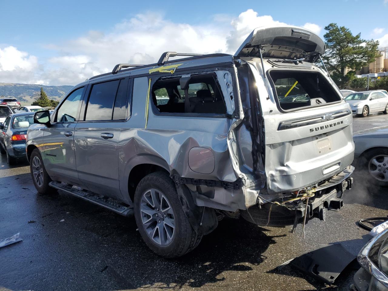 2023 Chevrolet Suburban VIN 1GNSKDKD1PR273925 Copart auction photo, rear end / side damage thumbnail 2