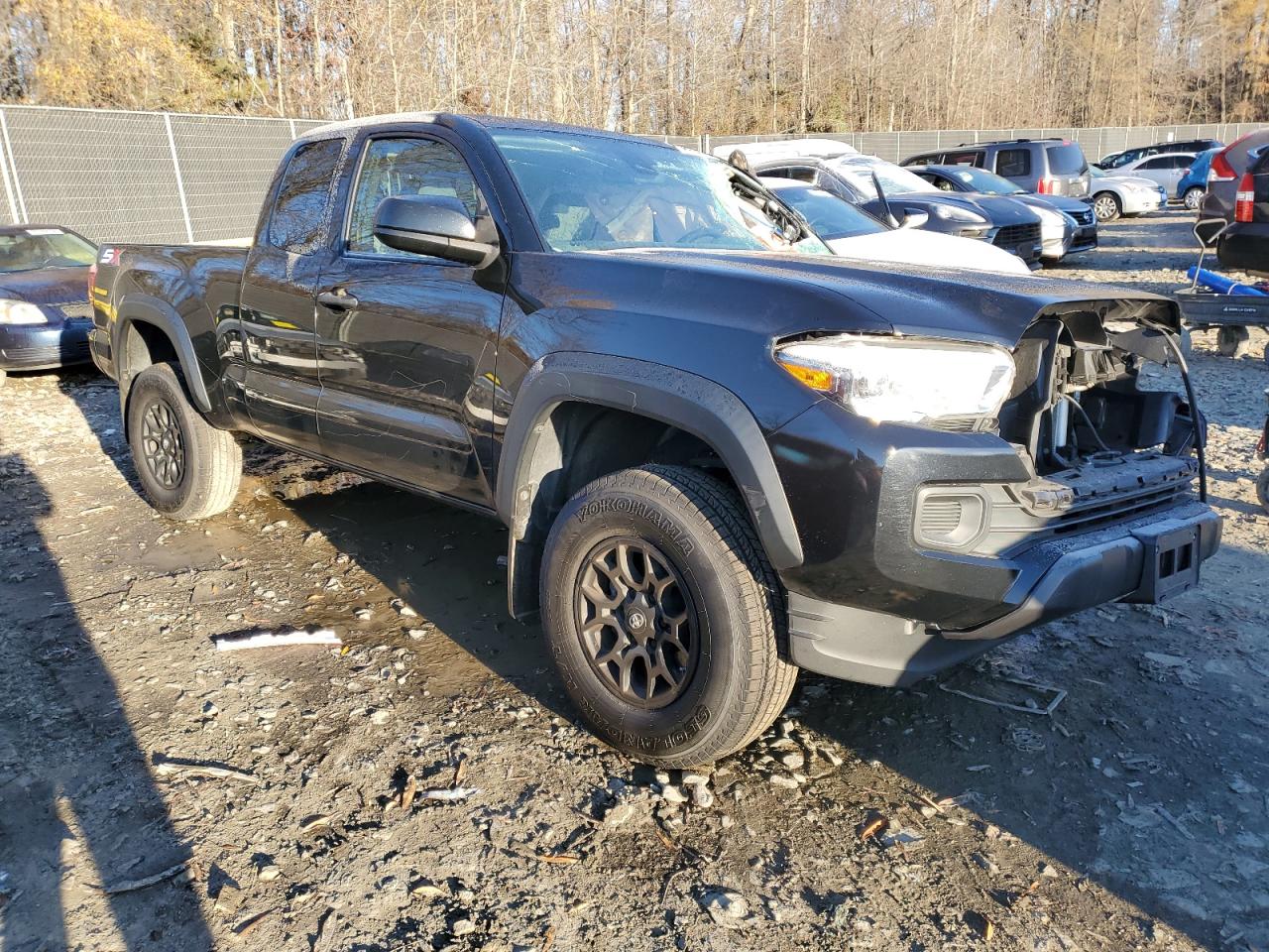 2021 Toyota Tacoma VIN 3TYSZ5AN5MT016997 Copart auction photo, all over damage thumbnail 4
