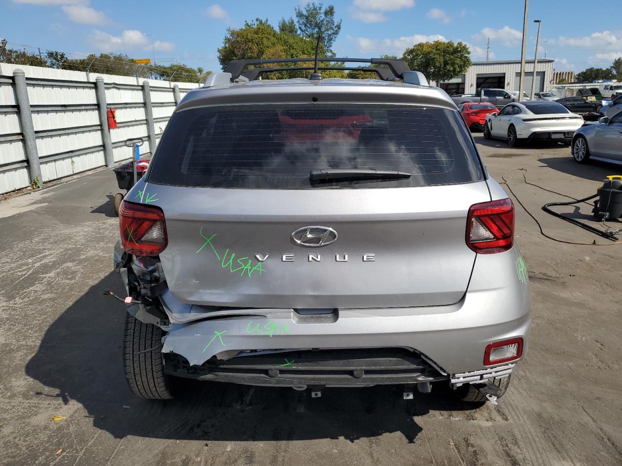 2024 Hyundai Venue VIN KMHRC8A30RU293745 Copart auction photo, rear end / front end damage thumbnail 6