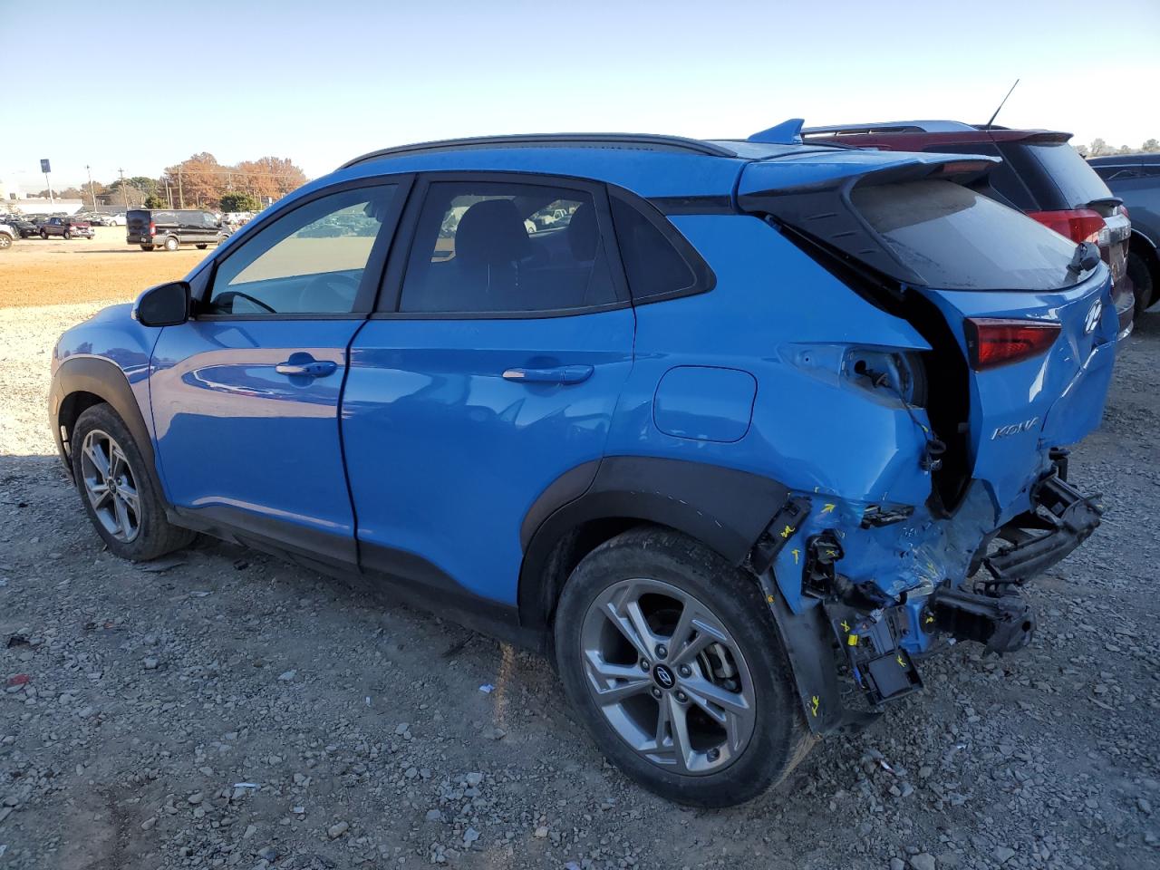 2023 Hyundai Kona VIN KM8K62AB2PU943542 Copart auction photo, rear end damage thumbnail 2
