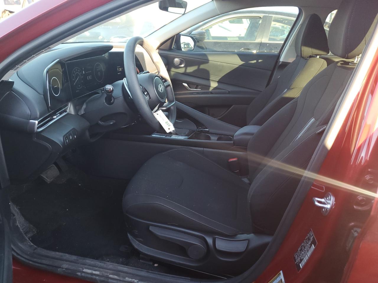 2024 Hyundai Elantra VIN KMHLM4DJXRU104184 Copart auction photo, rear end damage thumbnail 7