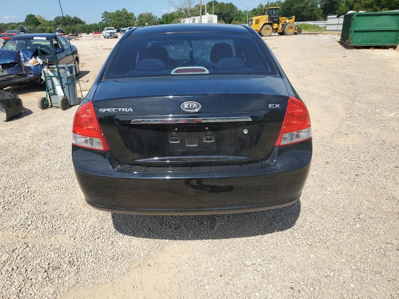 2009 KIA Spectra VIN KNAFE221295600416 Copart auction photo, front end damage thumbnail 6