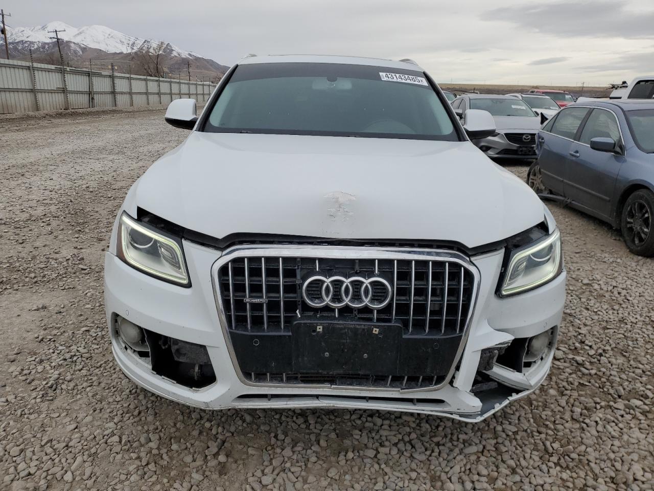 2014 Audi Q5 VIN WA1LFAFP6EA083225 Copart auction photo, front end damage thumbnail 5