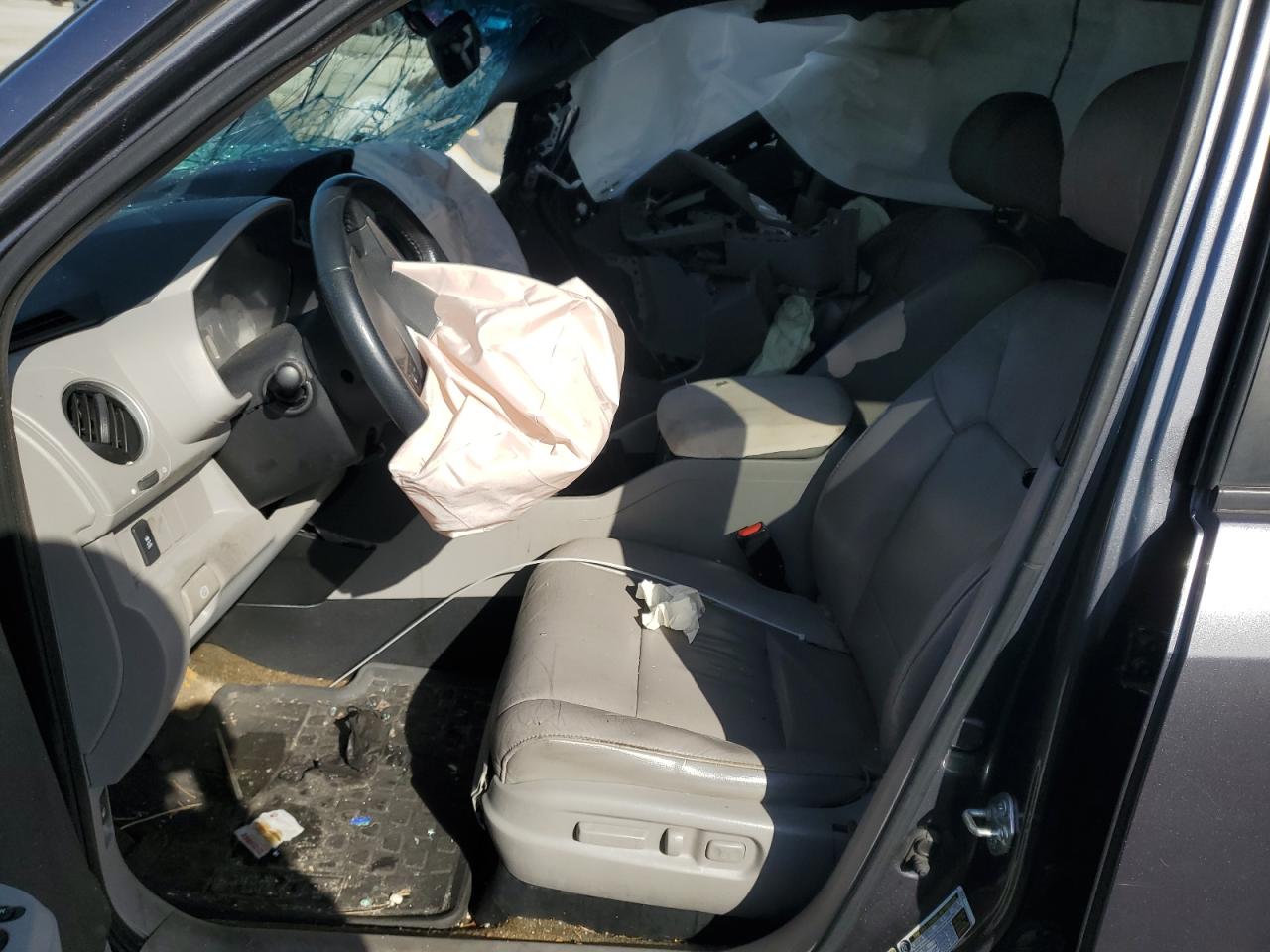2015 Honda Pilot VIN 5FNYF3H54FB006252 Copart auction photo, front end / side damage thumbnail 7