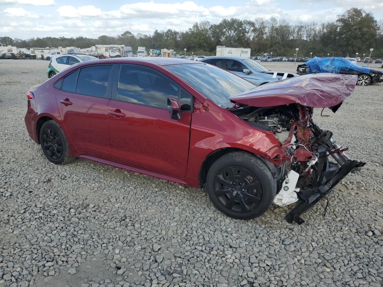 2022 Toyota Corolla VIN 5YFEPMAE6NP308970 Copart auction photo, front end damage thumbnail 4