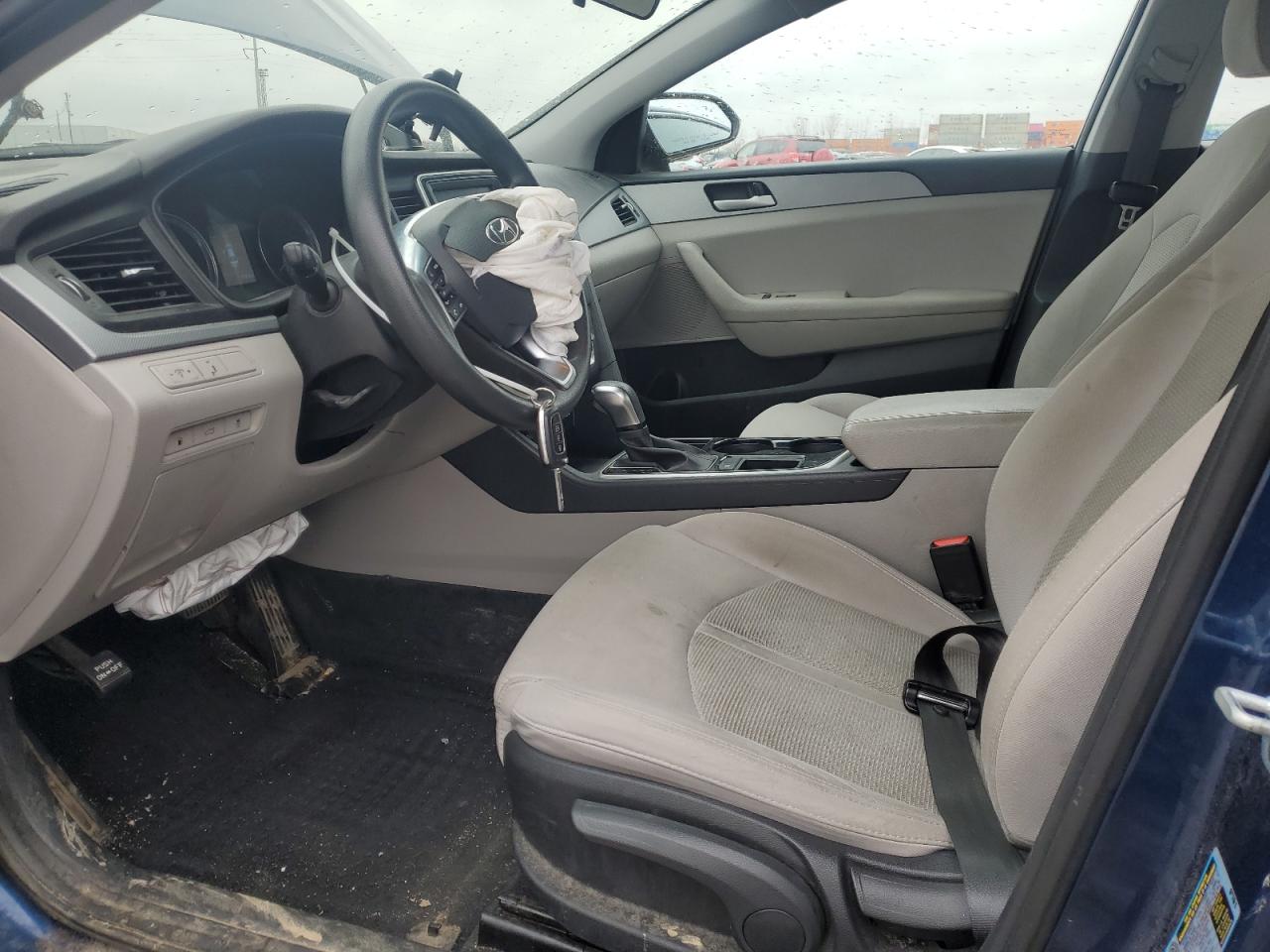 2019 Hyundai Sonata VIN 5NPE24AF8KH782810 Copart auction photo, front end / side damage thumbnail 7