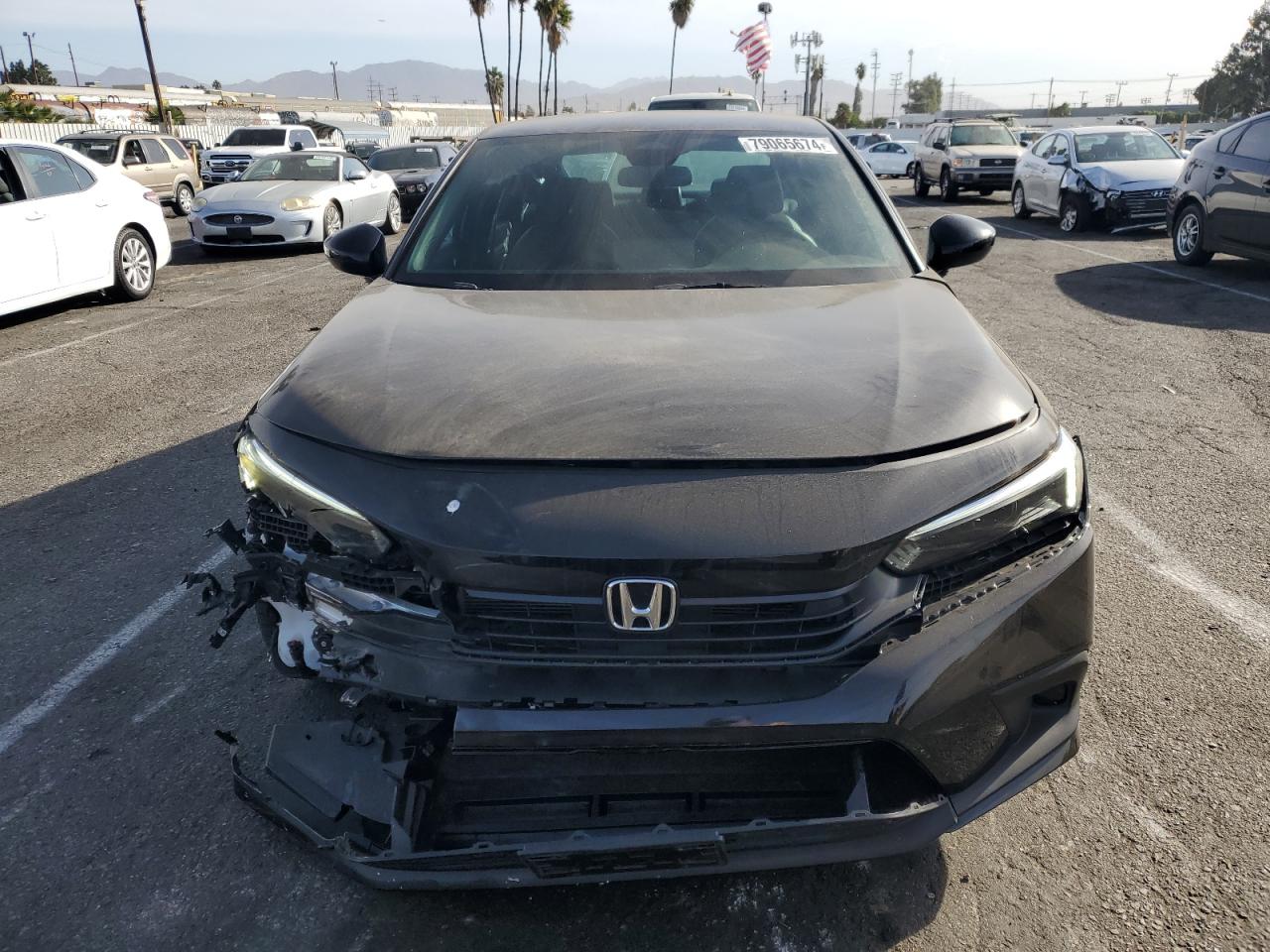 2024 Honda Civic VIN 2HGFE2F57RH574339 Copart auction photo, front end / minor dent/scratches damage thumbnail 5