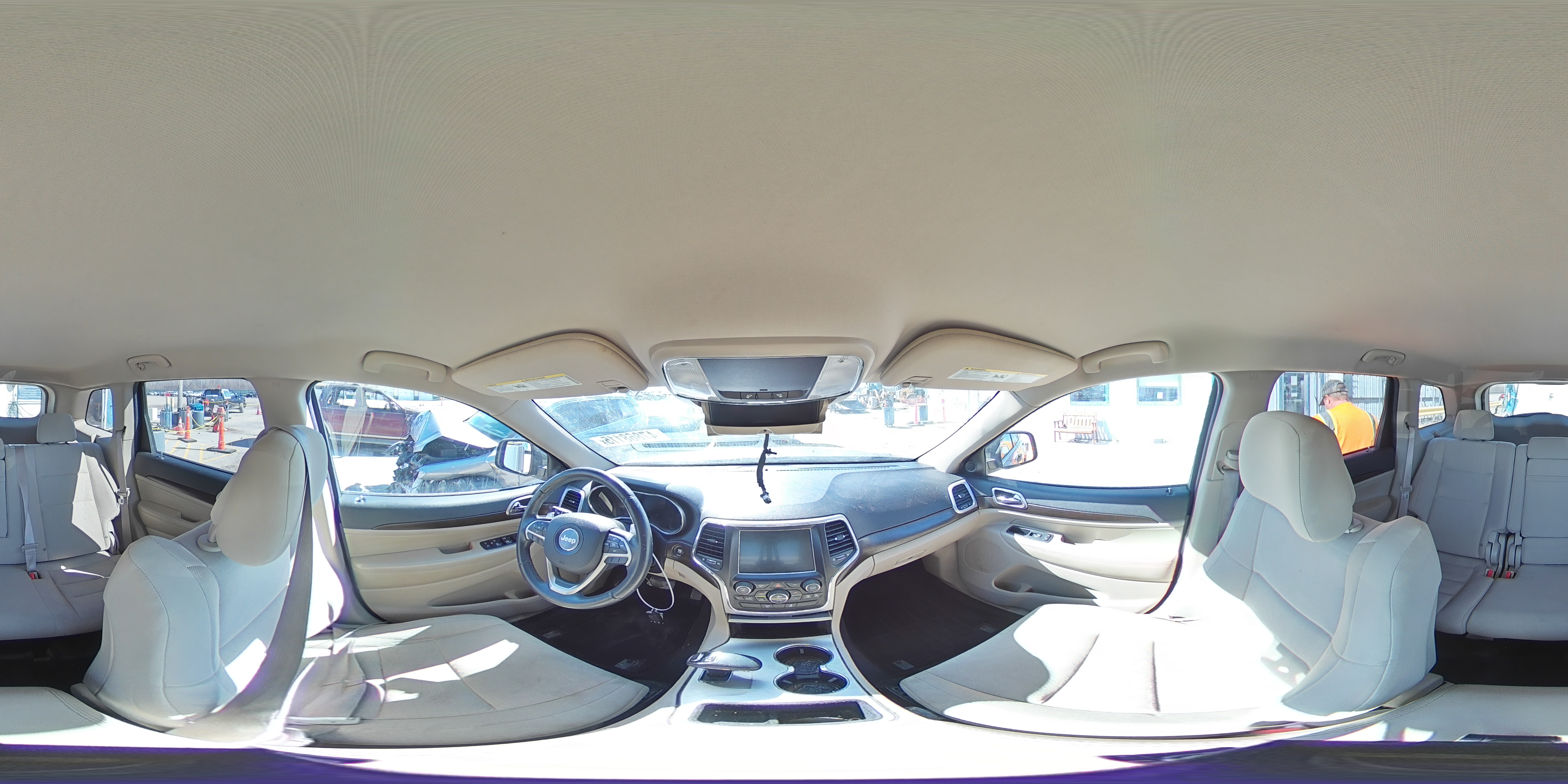 2014 Jeep Grand Cherokee VIN 1C4RJFAG3EC270610 Copart auction photo, front end damage thumbnail 15