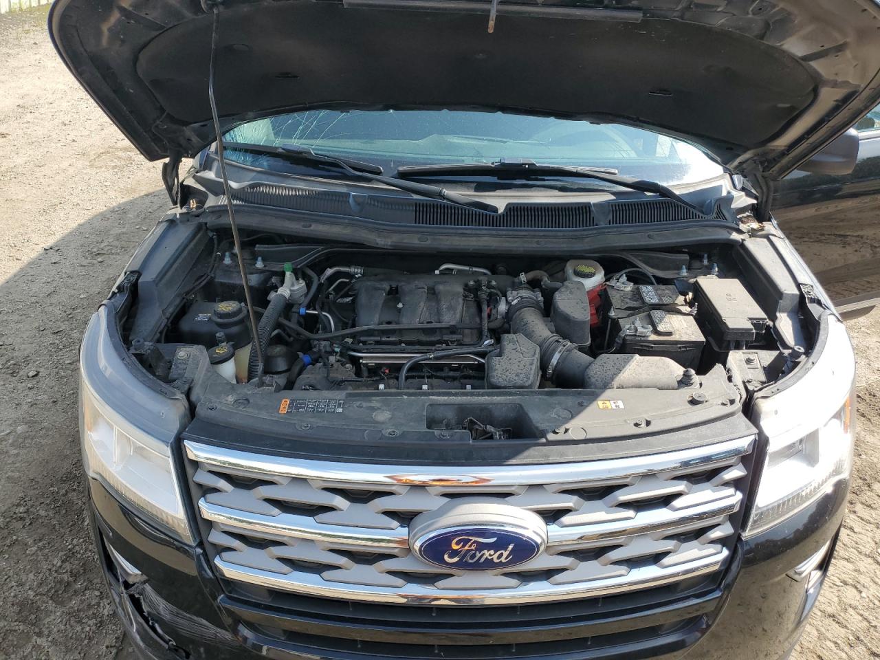 2018 Ford Explorer VIN 1FM5K8D86JGA50260 Copart auction photo, all over damage thumbnail 14
