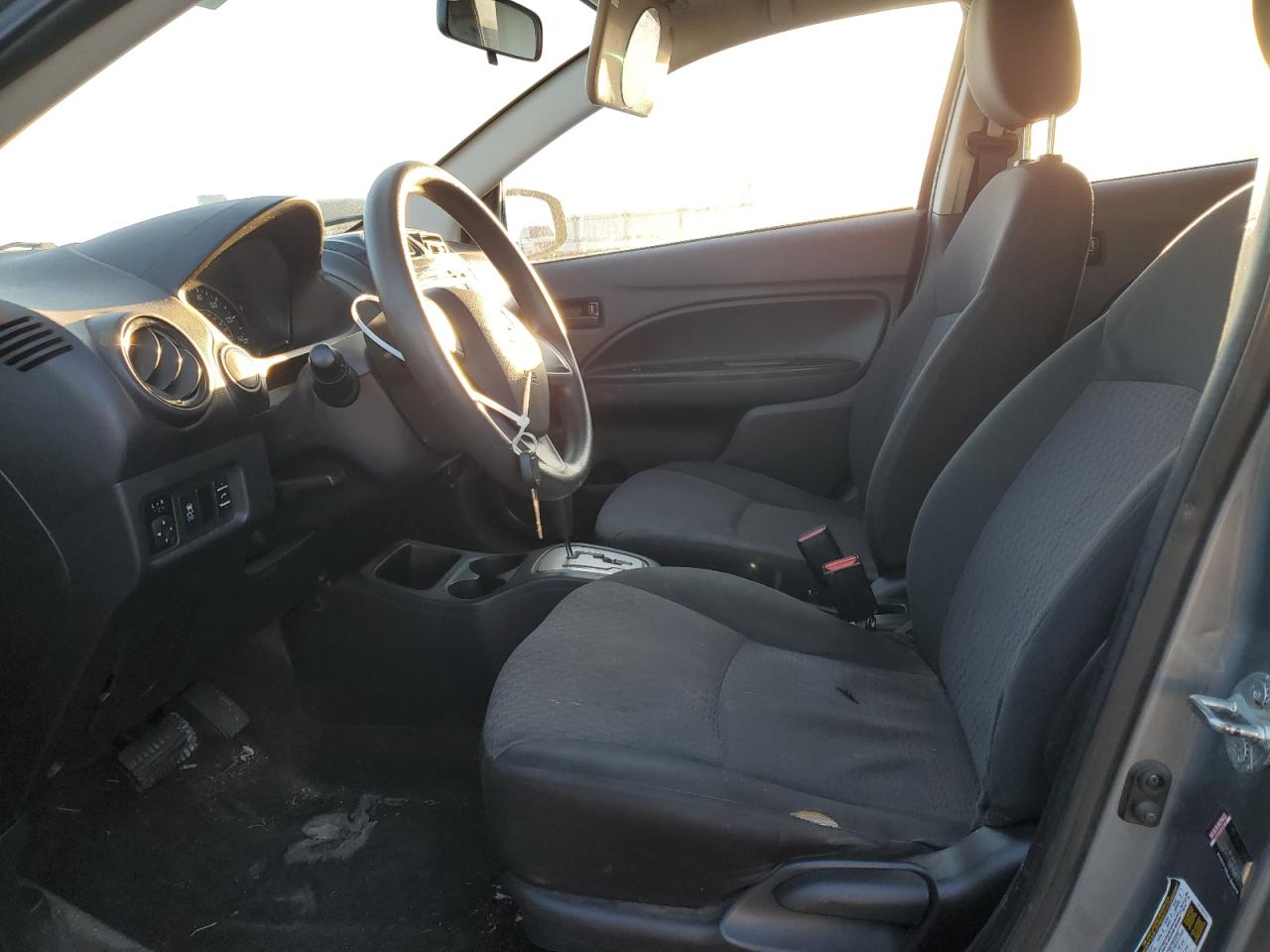 2017 Mitsubishi Mirage VIN ML32A3HJ2HH010291 Copart auction photo, all over damage thumbnail 7
