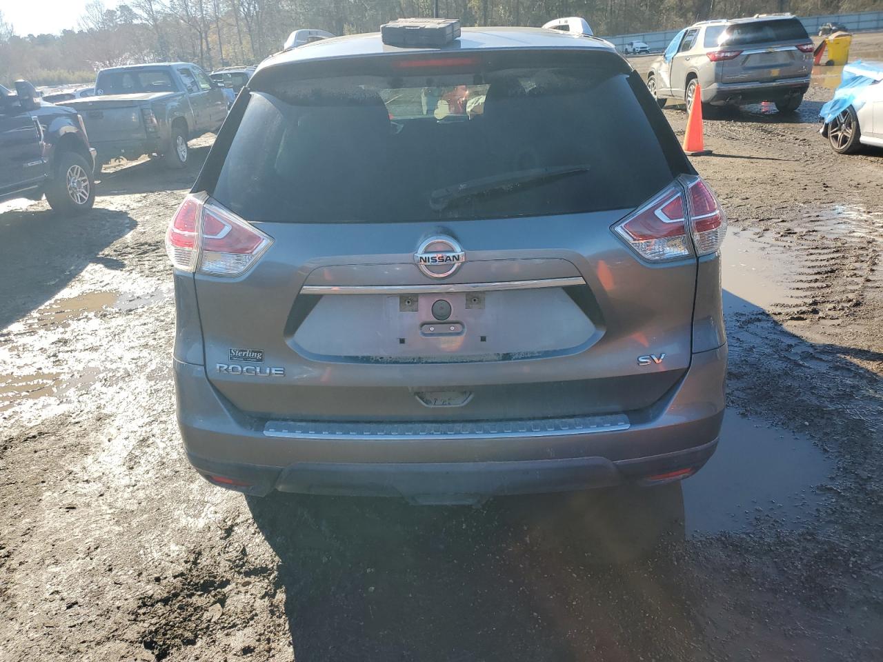 2016 Nissan Rogue VIN KNMAT2MTXGP657174 Copart auction photo, front end / side damage thumbnail 6