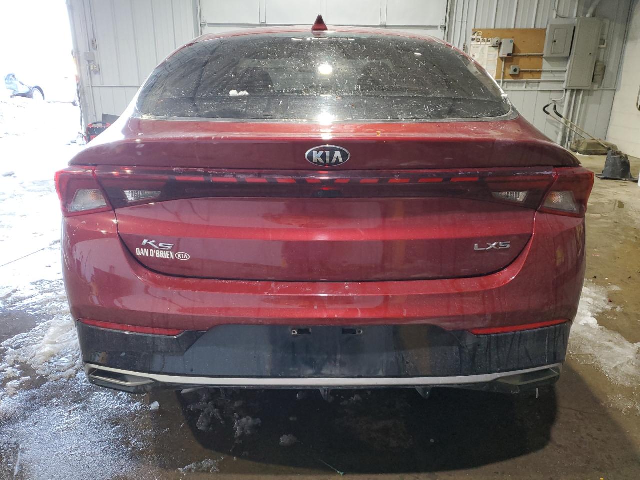 2021 KIA K5 VIN 5XXG14J27MG076614 Copart auction photo, front end / rear end damage thumbnail 6