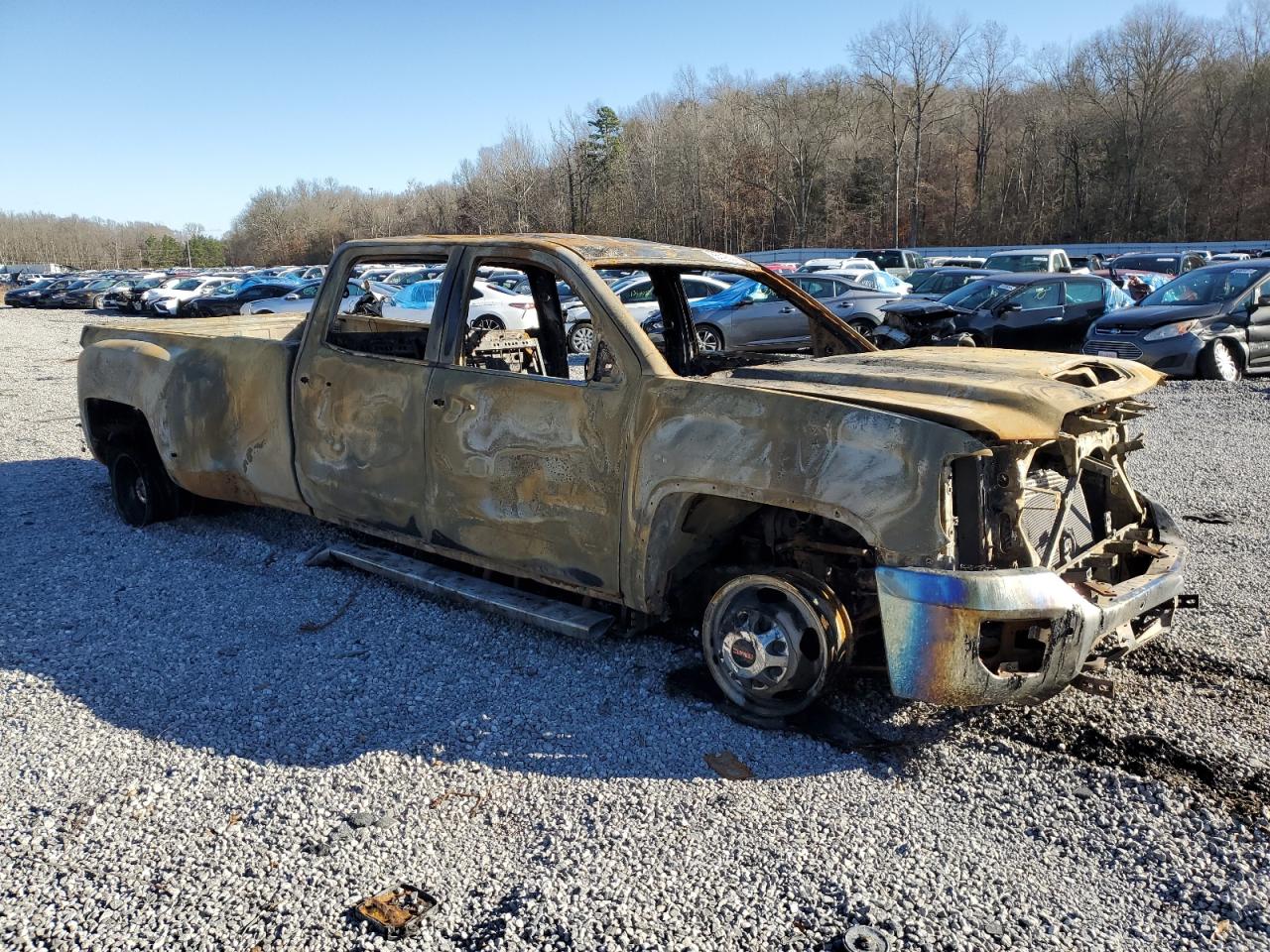 2018 GMC Sierra VIN 1GT42XCY3JF223072 Copart auction photo, burn damage thumbnail 4