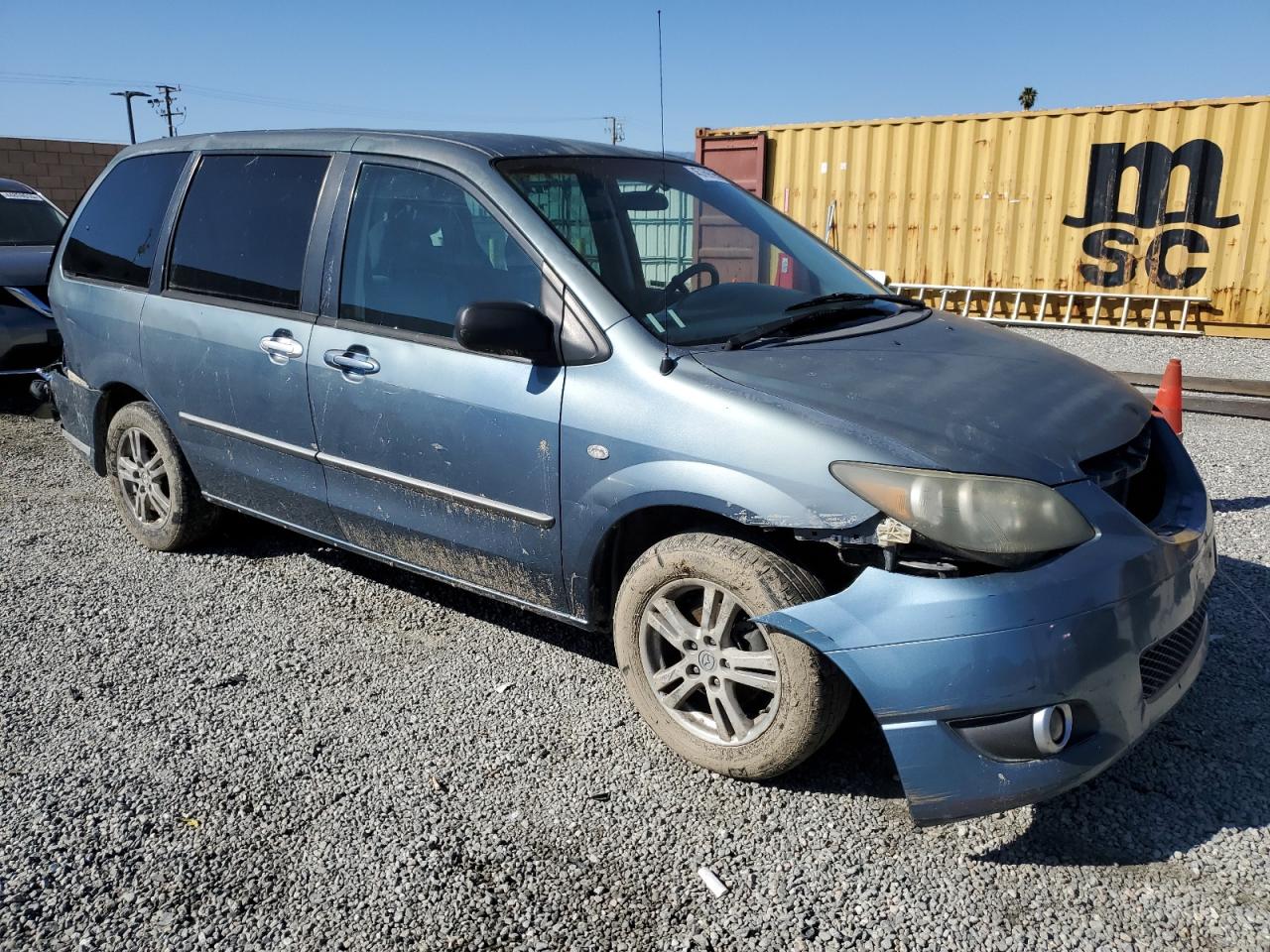 2004 Mazda MPV VIN JM3LW28A140523111 Copart auction photo, front end / rear end damage thumbnail 4