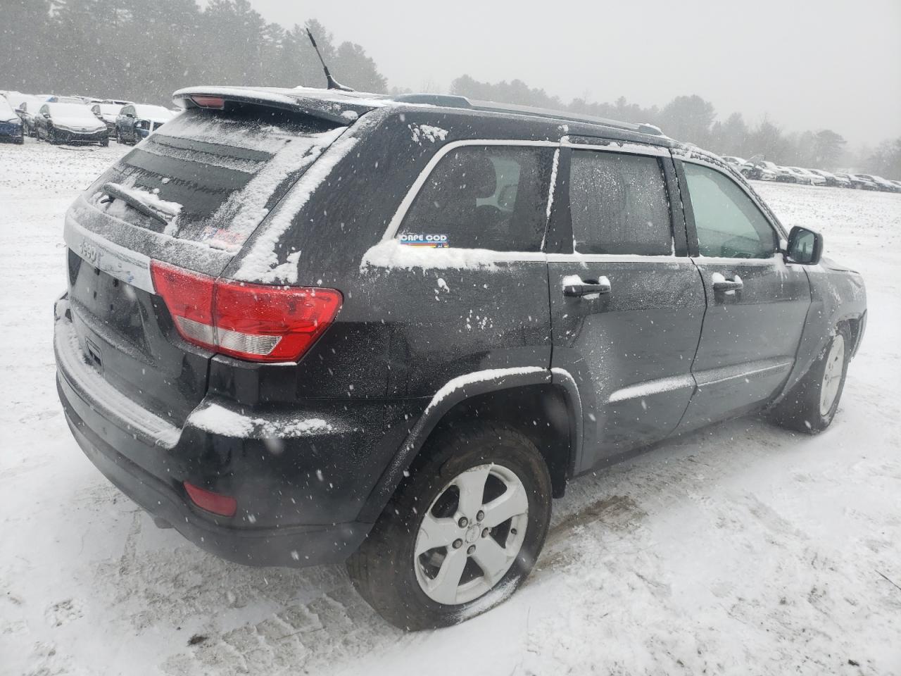 2012 Jeep Grand Cherokee VIN 1C4RJFAG2CC220360 Copart auction photo, front end / undercarriage damage thumbnail 3