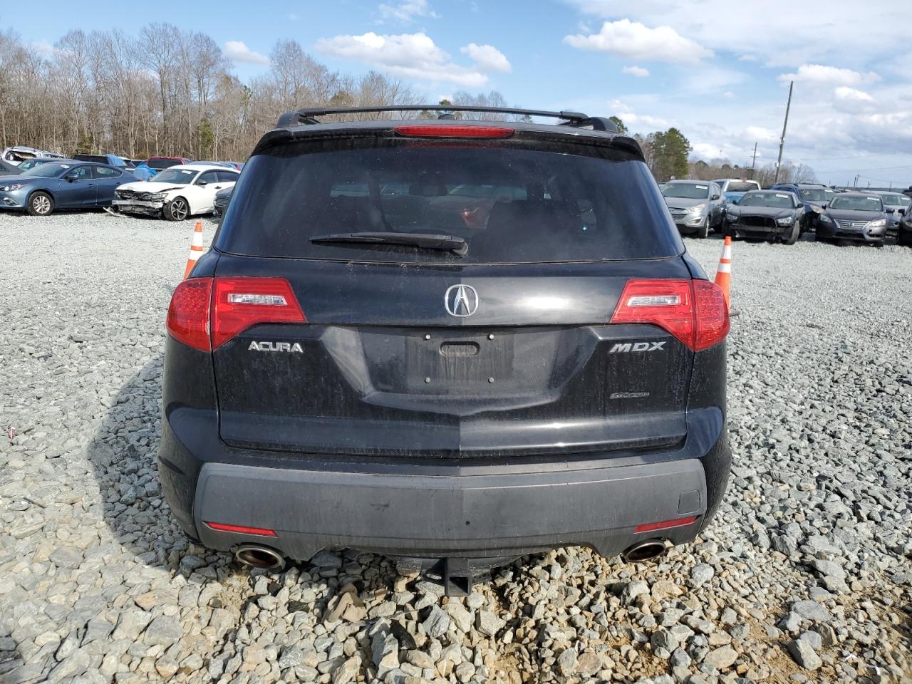 2009 Acura MDX VIN 2HNYD28289H513461 Copart auction photo, front end / side damage thumbnail 6