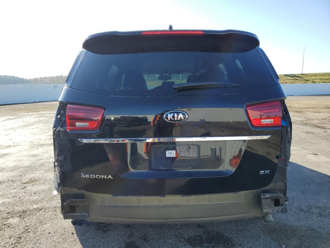 2021 KIA Sedona VIN KNDMB5C14M6671767 Copart auction photo, rear end damage thumbnail 6