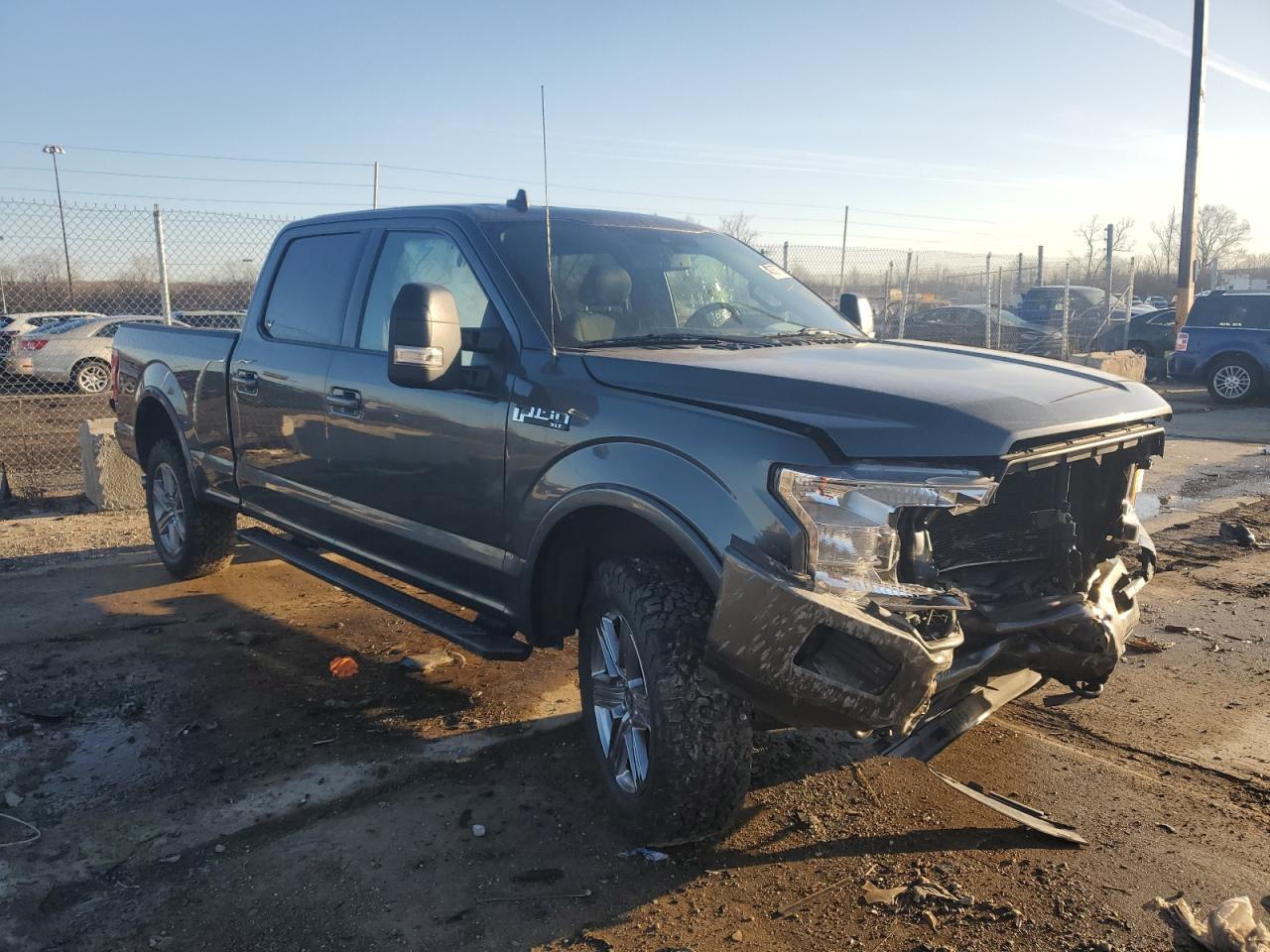 2019 Ford F-150 VIN 1FTFW1E44KFD13059 Copart auction photo, front end damage thumbnail 4