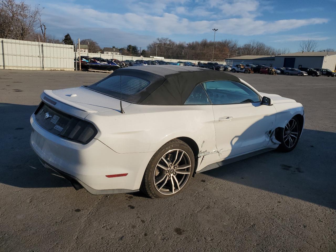 2017 Ford Mustang VIN 1FATP8UH6H5307328 Copart auction photo, side damage thumbnail 3