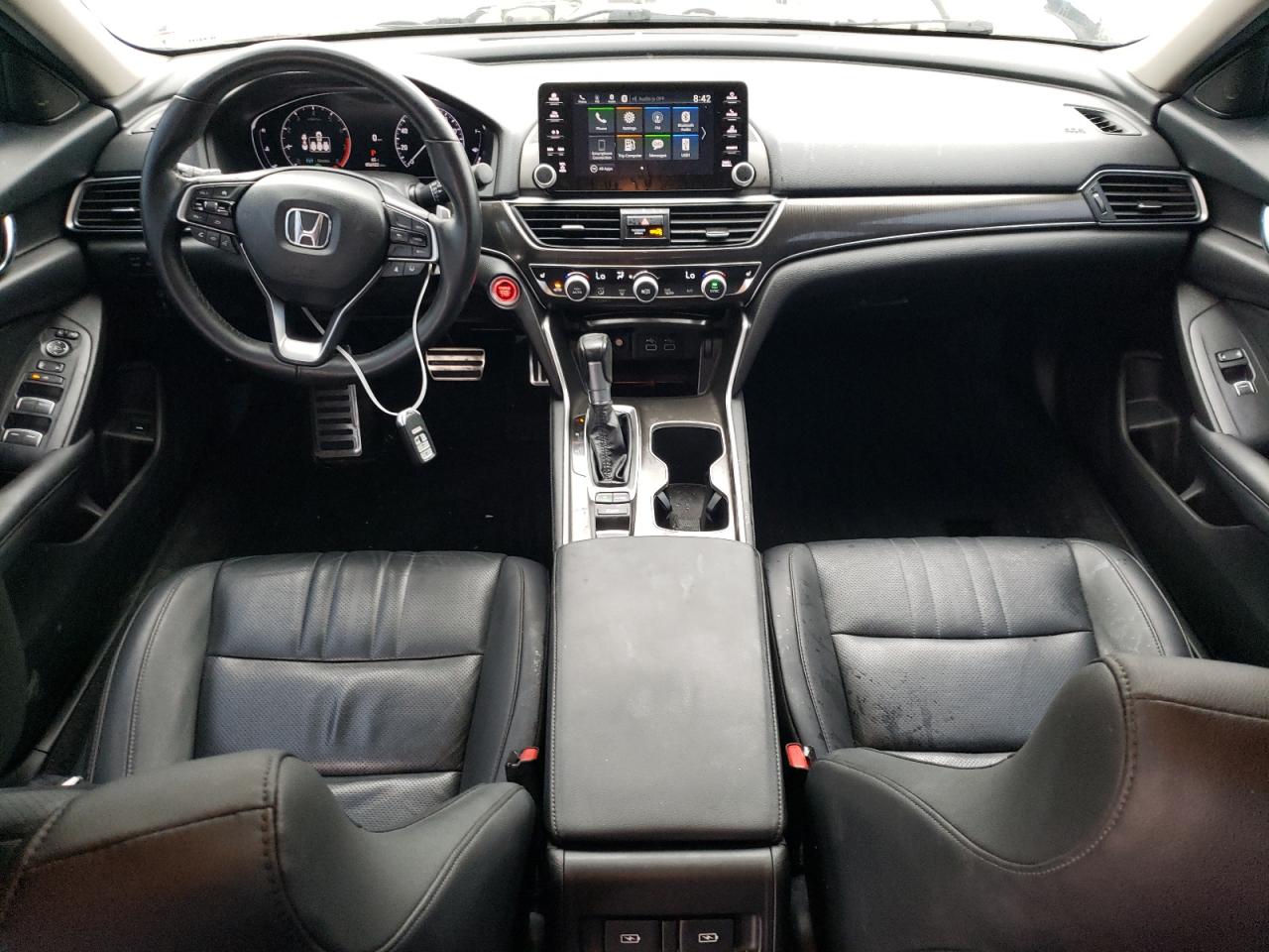 2022 Honda Accord VIN 1HGCV1F46NA018407 Copart auction photo, front end damage thumbnail 8