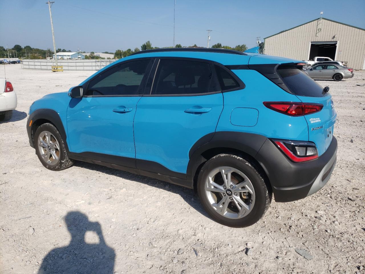 2023 Hyundai Kona VIN KM8K6CAB1PU998070 Copart auction photo, side damage thumbnail 2