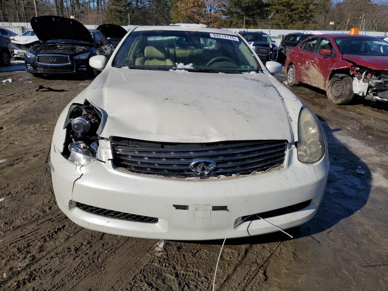 2007 Infiniti G VIN JNKCV54E67M900260 Copart auction photo, front end damage thumbnail 5