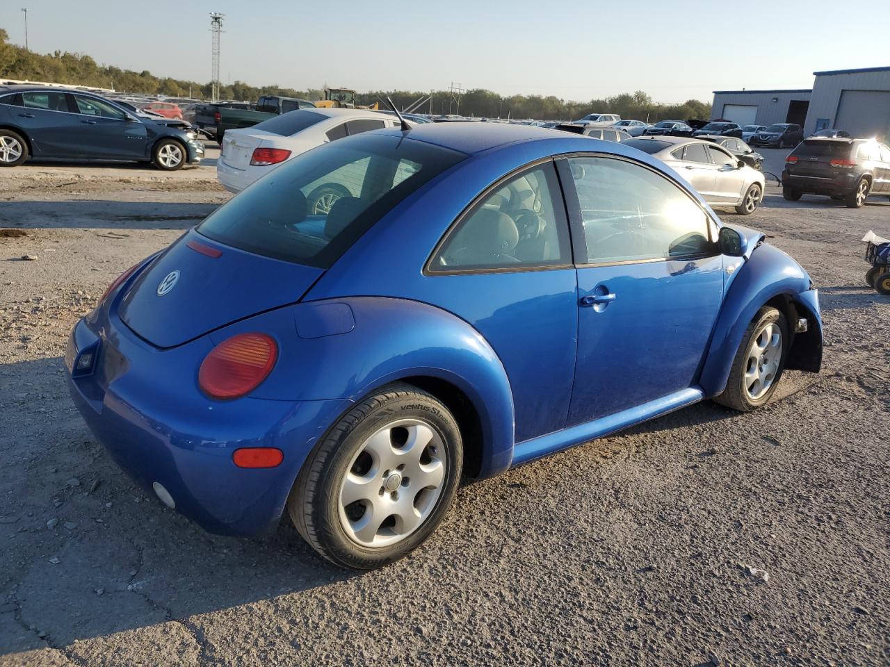 2003 Volkswagen Beetle VIN 3VWCK21C13M410316 Copart auction photo, front end / rear end damage thumbnail 3