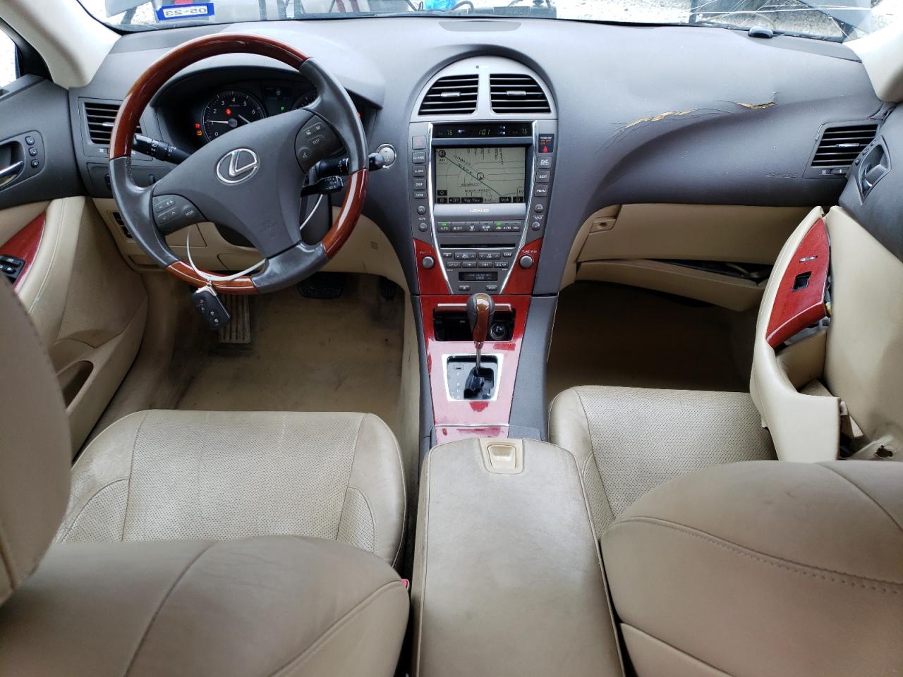 2009 Lexus ES VIN JTHBJ46G692295929 Copart auction photo, side damage thumbnail 8