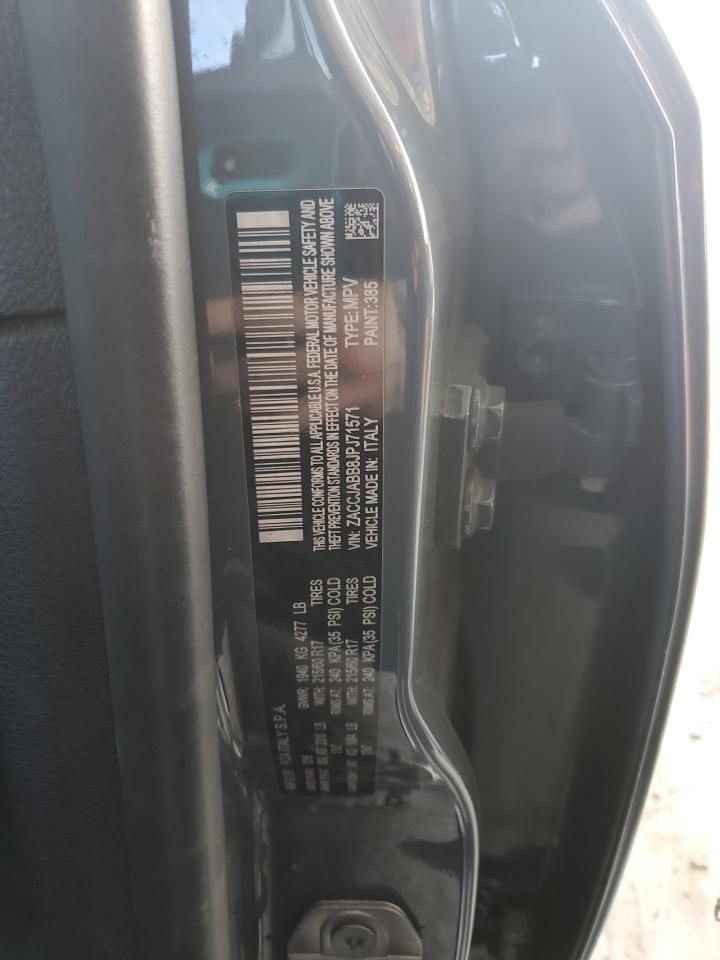 2018 Jeep Renegade VIN ZACCJABB8JPJ71571 Copart auction photo, front end damage thumbnail 13