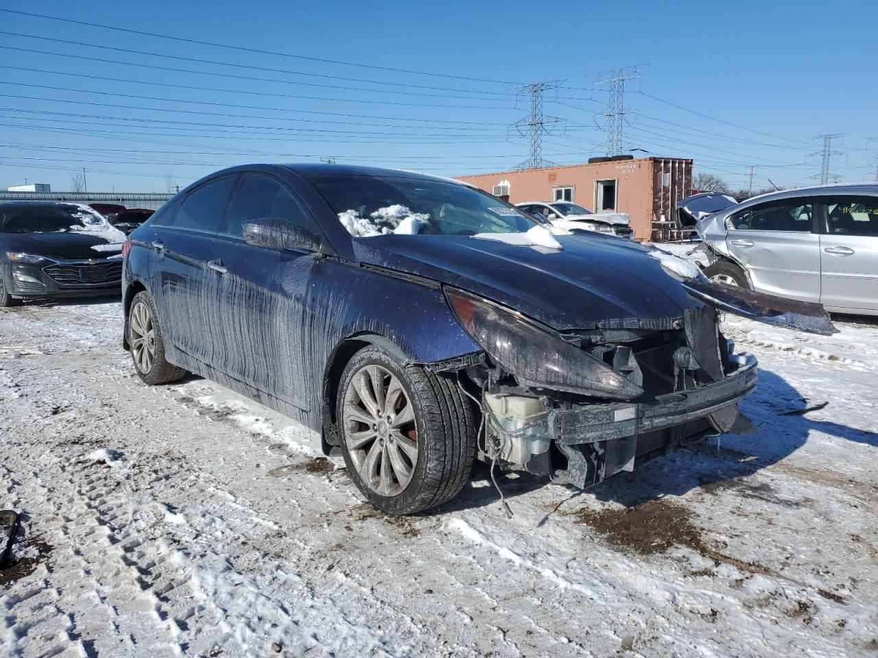 2013 Hyundai Sonata VIN 5NPEC4AC2DH521260 Copart auction photo, front end / minor dent/scratches damage thumbnail 4