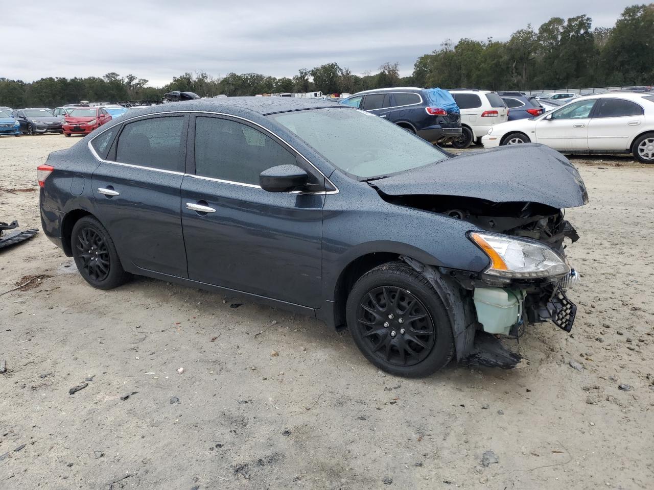 2013 Nissan Sentra VIN 3N1AB7AP4DL725762 Copart auction photo, all over damage thumbnail 4