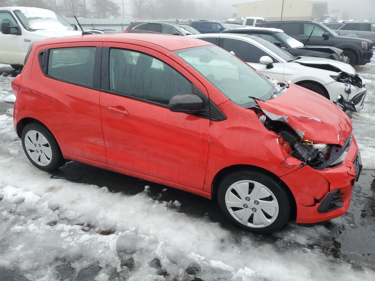 2016 Chevrolet Spark VIN KL8CB6SA4GC571735 Copart auction photo, front end / minor dent/scratches damage thumbnail 4