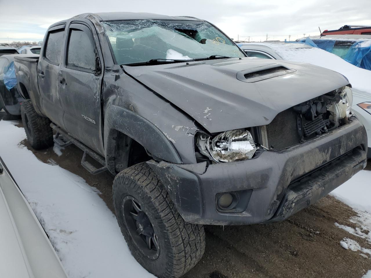 2012 Toyota Tacoma VIN 5TFMU4FN8CX005572 Copart auction photo, rollover damage thumbnail 4