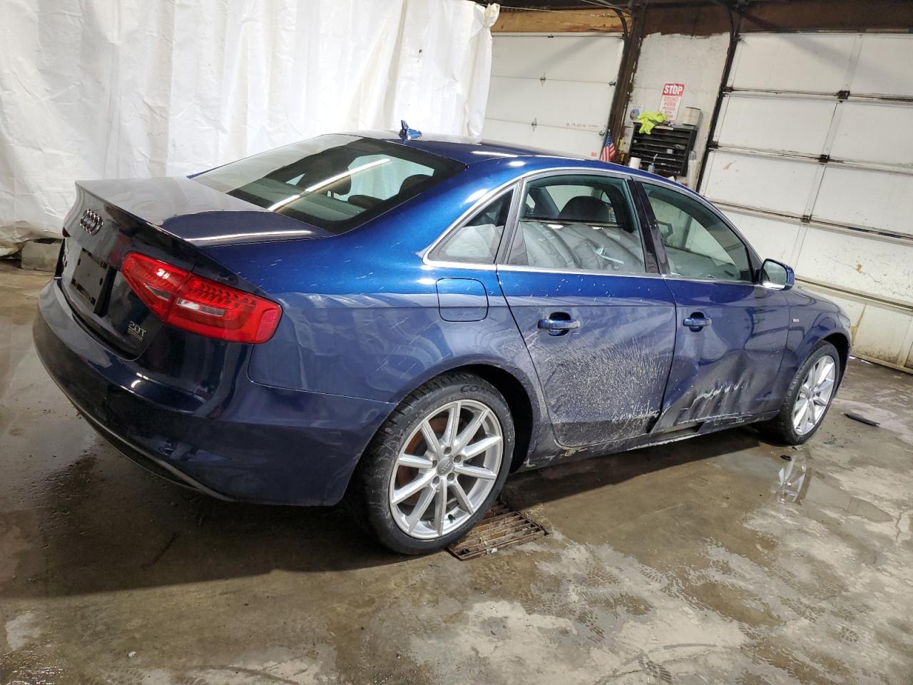 2016 Audi A4 VIN WAUFFAFL0GN013163 Copart auction photo, side / front end damage thumbnail 3