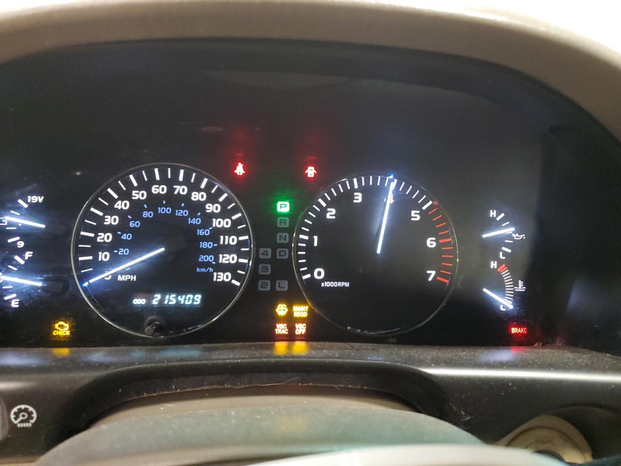 2004 Lexus LX VIN JTJHT00W343539261 Copart auction photo, front end / minor dent/scratches damage thumbnail 9