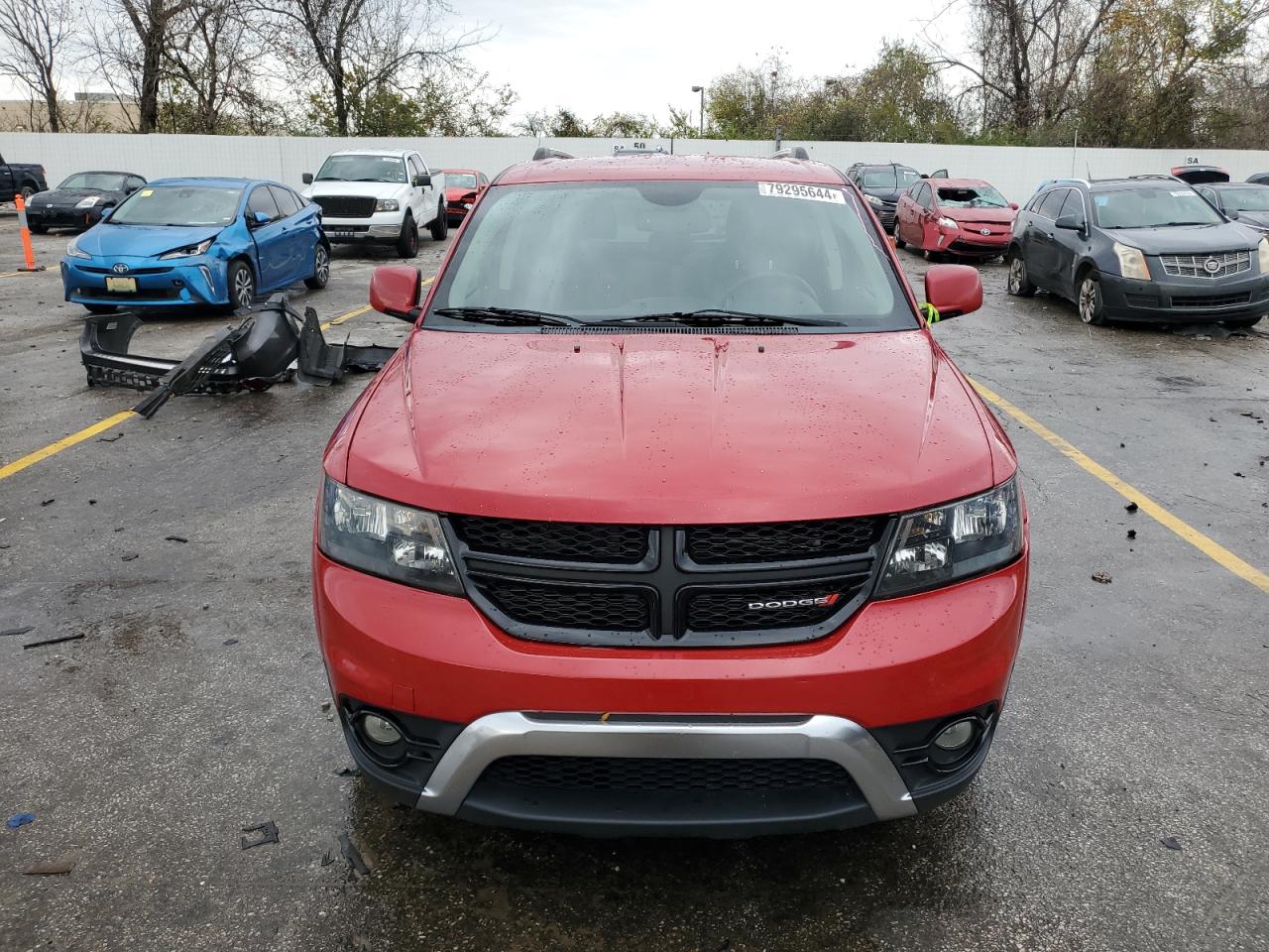 2015 Dodge Journey VIN 3C4PDCGB4FT752467 Copart auction photo, side damage thumbnail 5