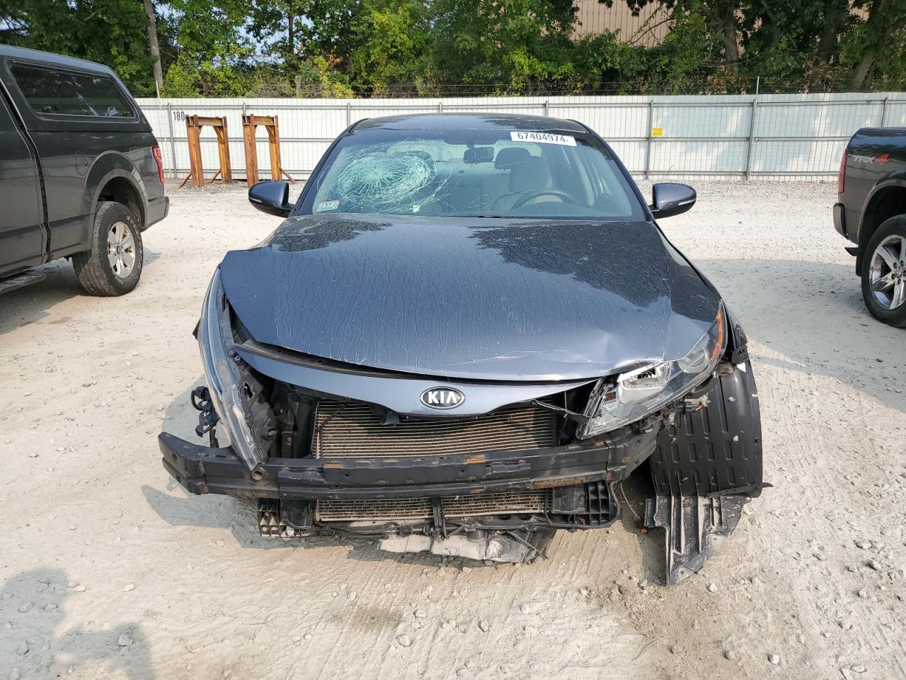 2015 KIA Optima VIN KNAGM4A79F5615693 Copart auction photo, front end / minor dent/scratches damage thumbnail 5