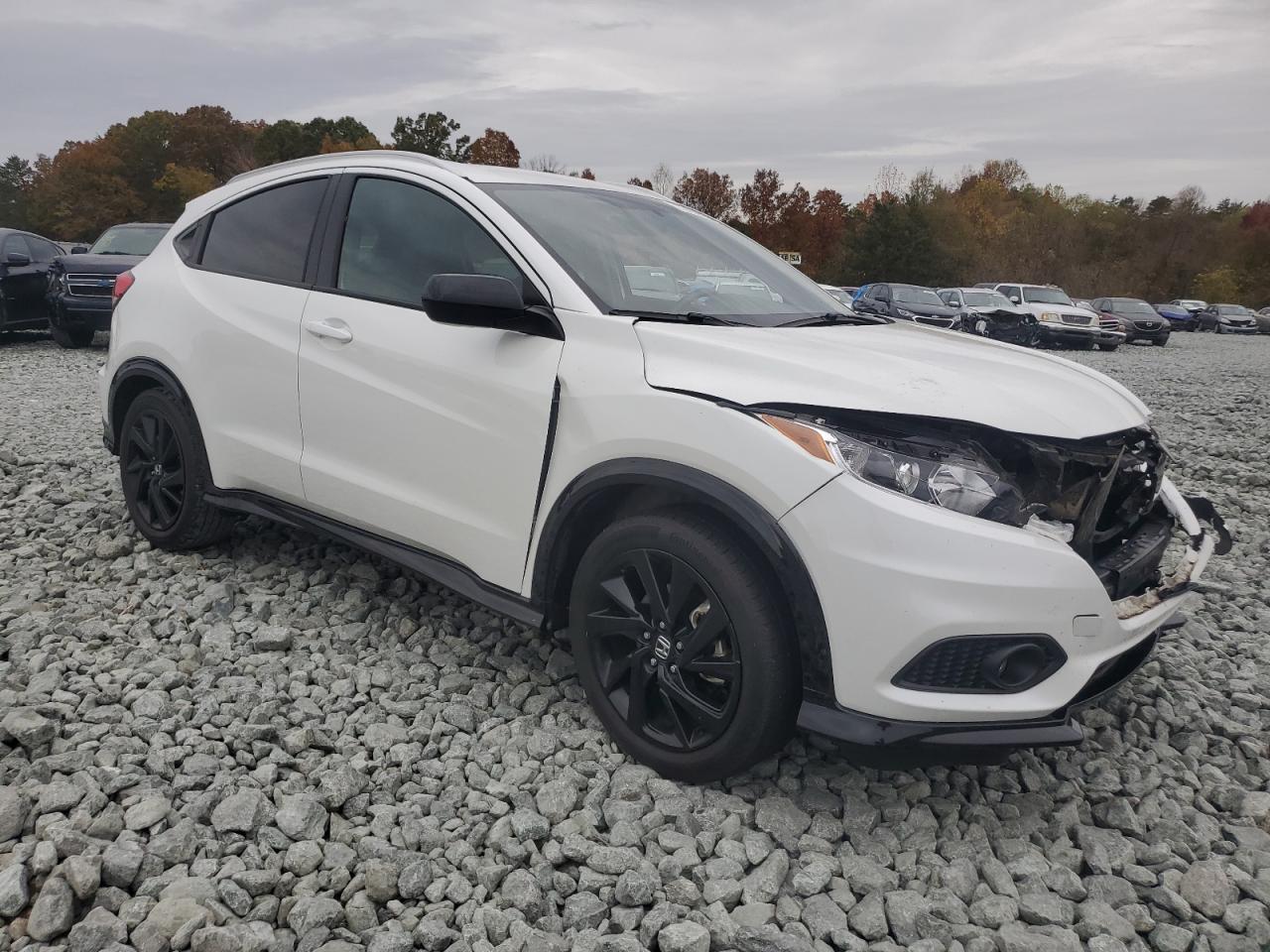 2022 Honda HR-V VIN 3CZRU5H19NM730414 Copart auction photo, front end damage thumbnail 4