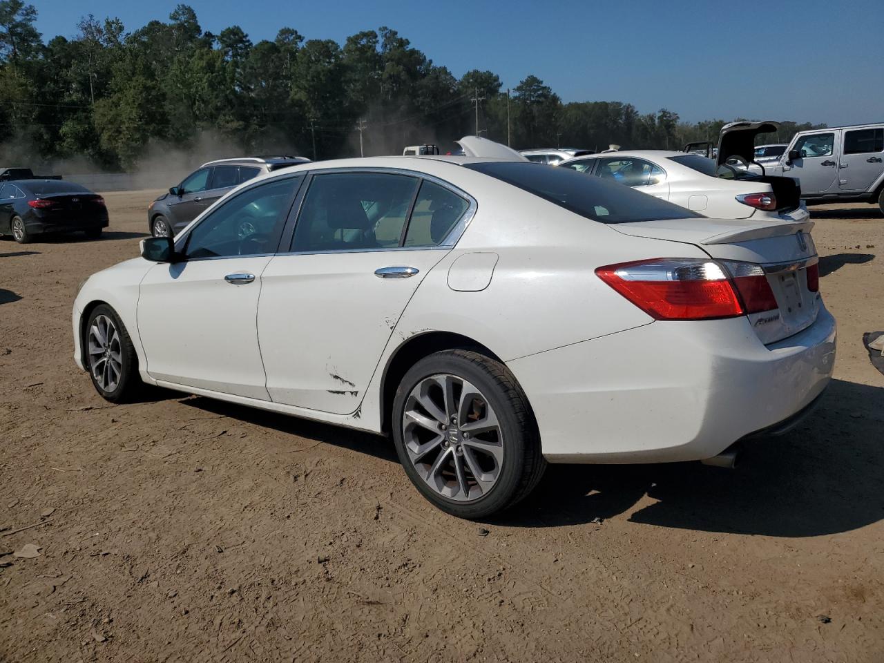 2014 Honda Accord VIN 1HGCR2F5XEA207192 Copart auction photo, front end / side damage thumbnail 2