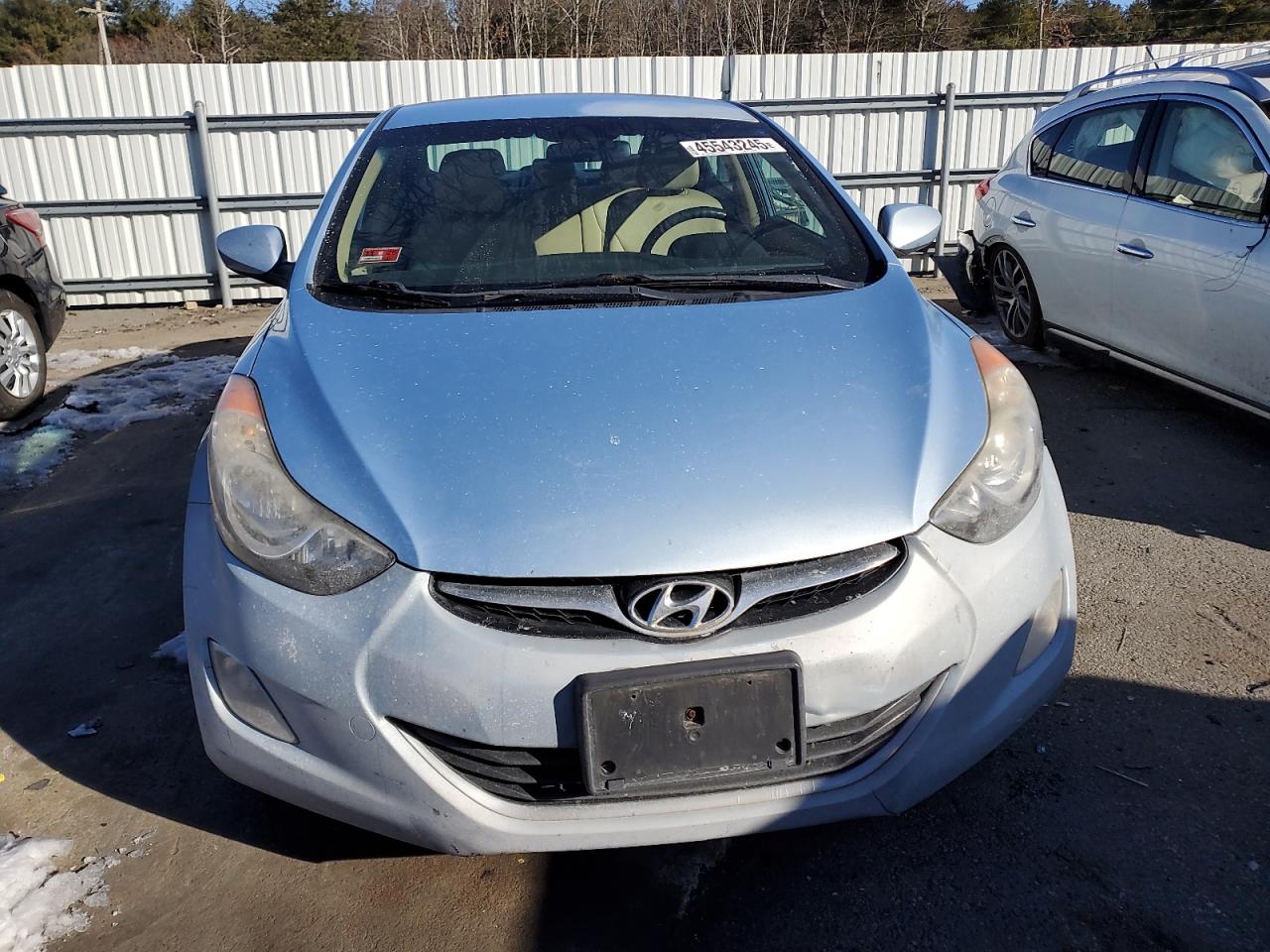 2012 Hyundai Elantra VIN KMHDH4AEXCU261110 Copart auction photo, rear end damage thumbnail 5