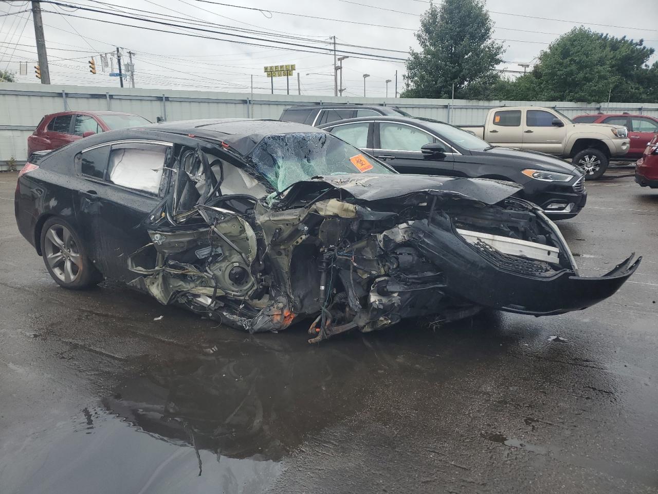 2013 Acura TL VIN 19UUA9F58DA000108 Copart auction photo, front end / side damage thumbnail 4