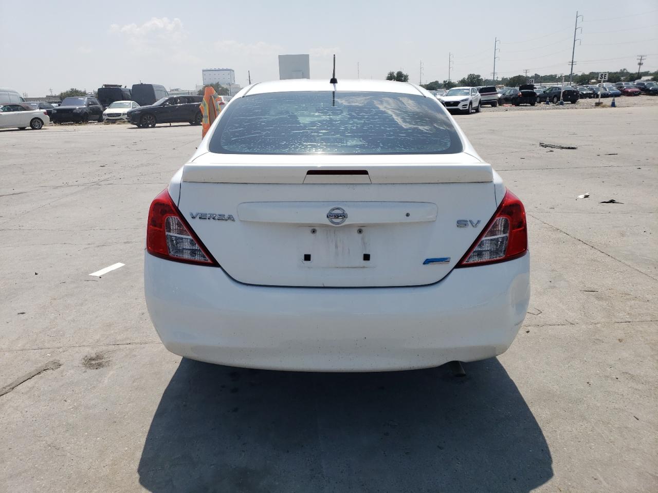 2014 Nissan Versa VIN 3N1CN7AP8EL840866 Copart auction photo, all over / front end damage thumbnail 6