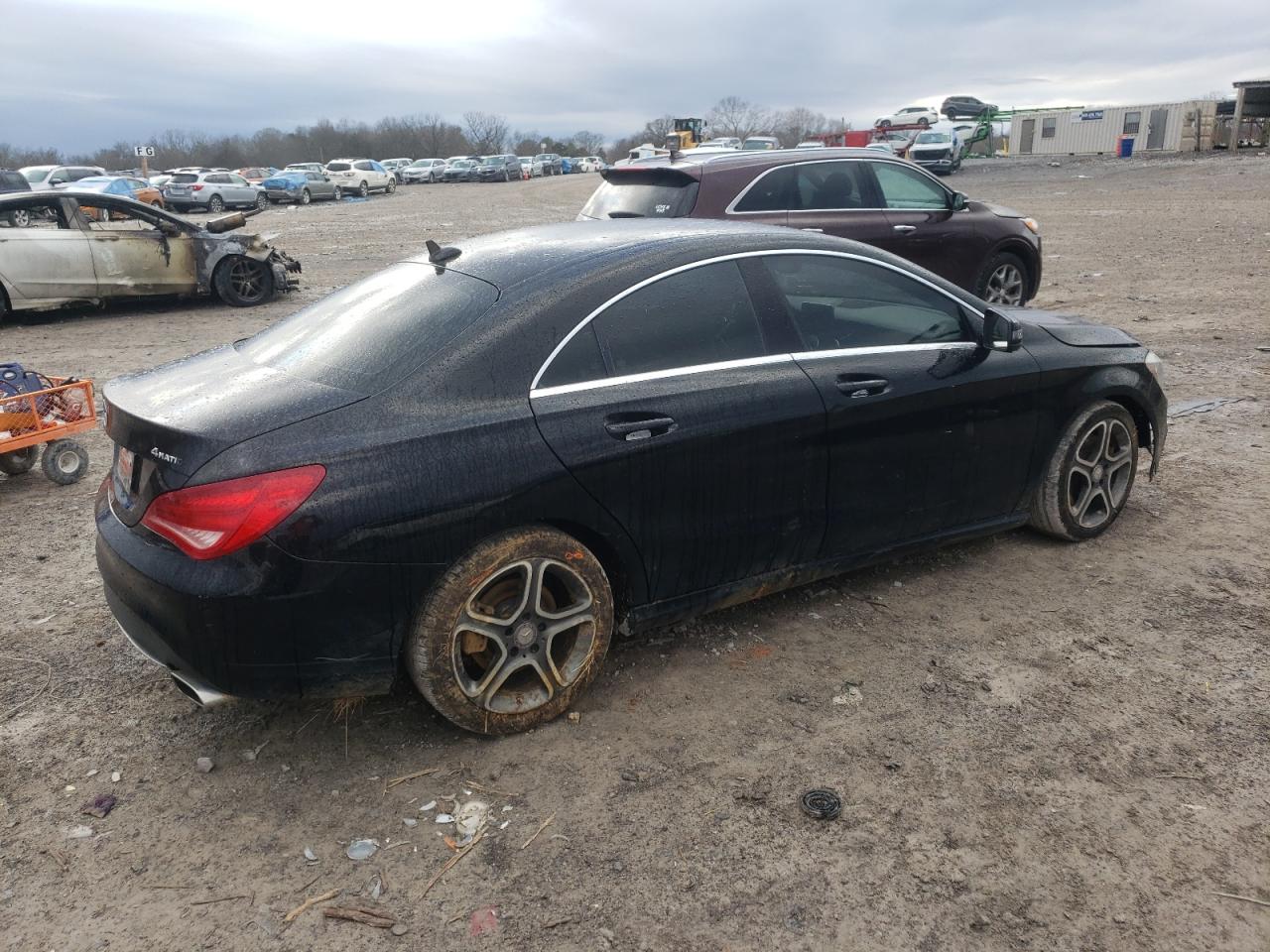 2014 Mercedes-Benz CLA-klasse VIN WDDSJ4GB3EN140998 Copart auction photo, front end damage thumbnail 3