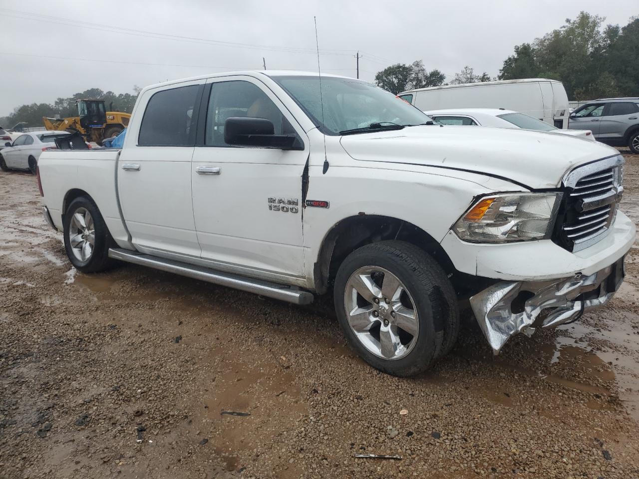 2014 RAM 1500 VIN 1C6RR6LM8ES397829 Copart auction photo, front end / side damage thumbnail 4