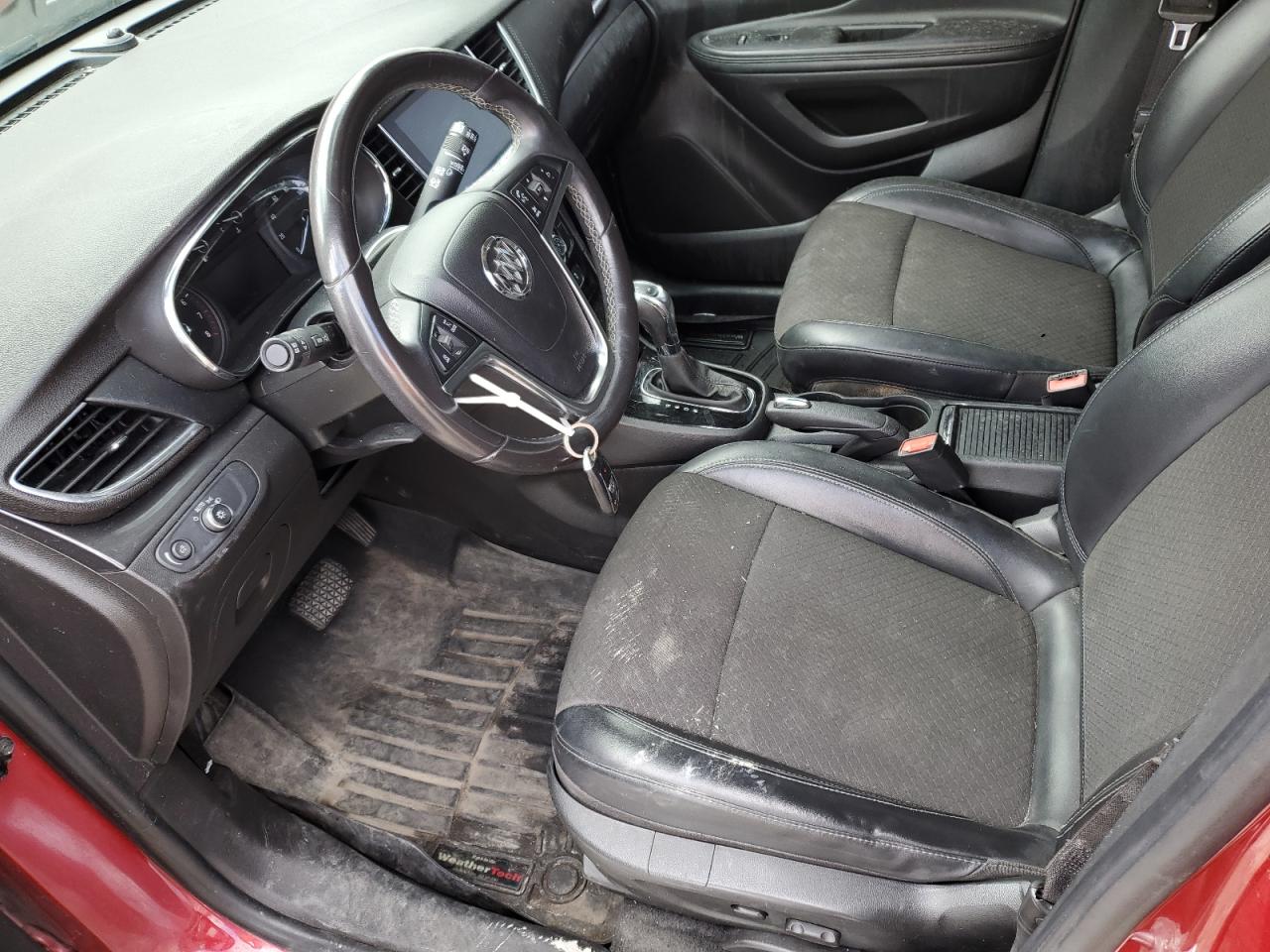 2019 Buick Encore VIN KL4CJASB7KB933703 Copart auction photo, side / front end damage thumbnail 7