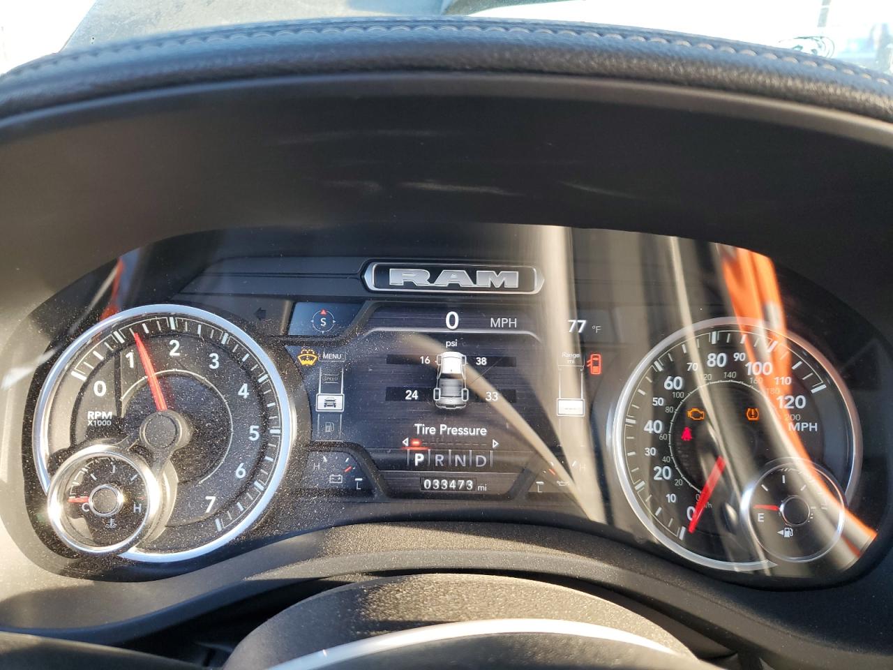 2022 RAM 1500 VIN 1C6SRFJT3NN400971 Copart auction photo, front end / side damage thumbnail 9