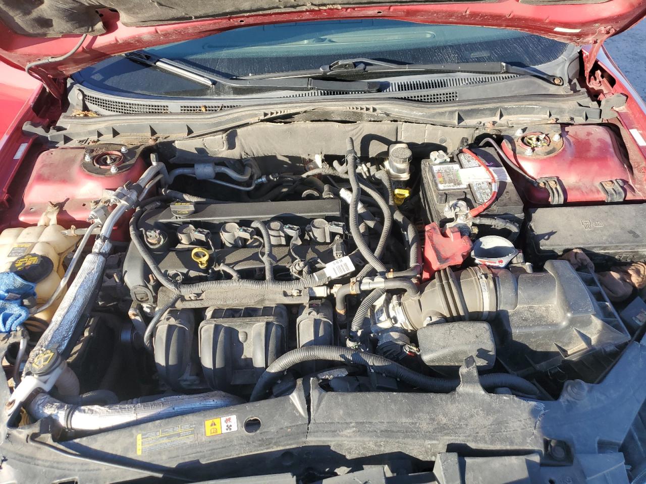 2012 Ford Fusion VIN 3FAHP0JAXCR433843 Copart auction photo, front end damage thumbnail 11