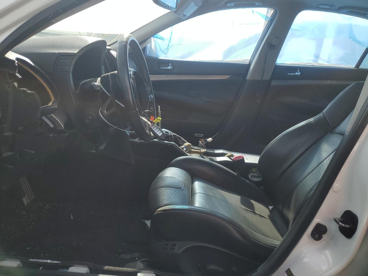 2013 Infiniti G VIN JN1CV6AP8DM713324 Copart auction photo, vandalism / stripped damage thumbnail 7