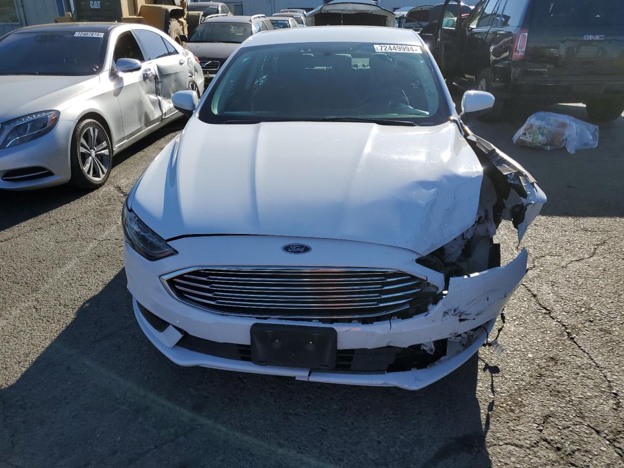 2017 Ford Fusion VIN 3FA6P0LU6HR323426 Copart auction photo, front end / rear end damage thumbnail 5