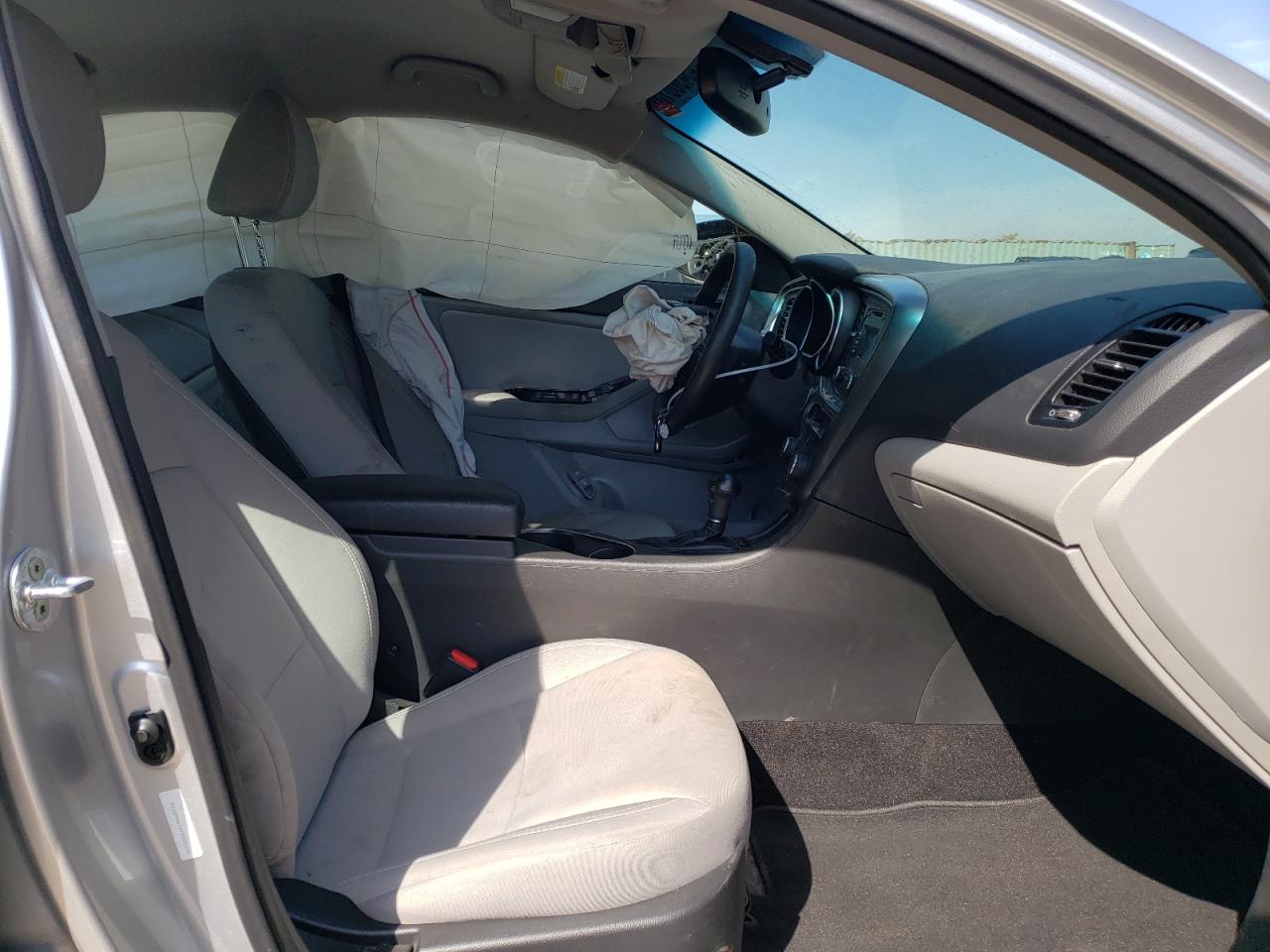 2015 KIA Optima VIN 5XXGM4A71FG500116 Copart auction photo, side / front end damage thumbnail 7